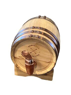 Hammer + Axe Mini Whiskey Barrel & Stand‎ 1 L 800ml/27 fl oz Volume #273C